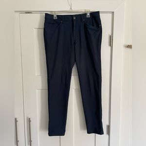 Lululemon ABC slim Pants Warpstreme true navy Blue Men’s 33
